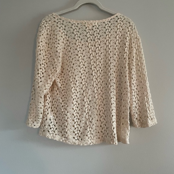 Anthropologie Staring at Stars Crochet Sweater - Picture 2 of 3